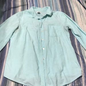 Turquoise button up